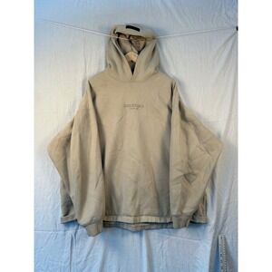 Essentials Fear of God Hoodie Tan Beige Oversized Sweatshirt Mens XL #2218